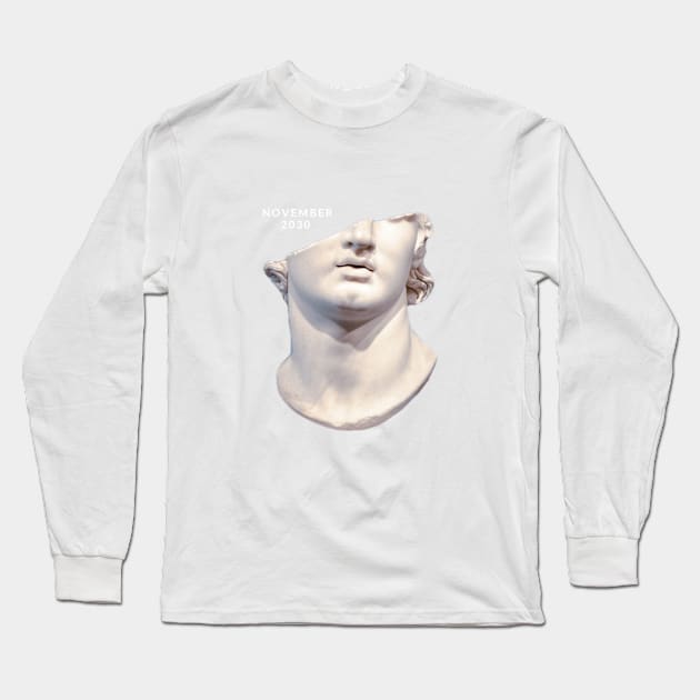 Rostro griego partidos. Long Sleeve T-Shirt by F I L O S O F A R R